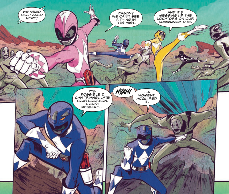 Illustration for article titled The Power Rangers make a less than mighty return to comics